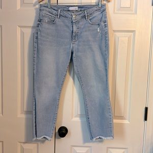 Loft Curvy Skinny Crop Jeans